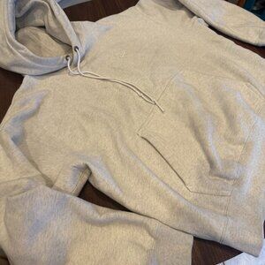 Nike Solo Swoosh Fleece Hoodie | Grey Heather | Size: M